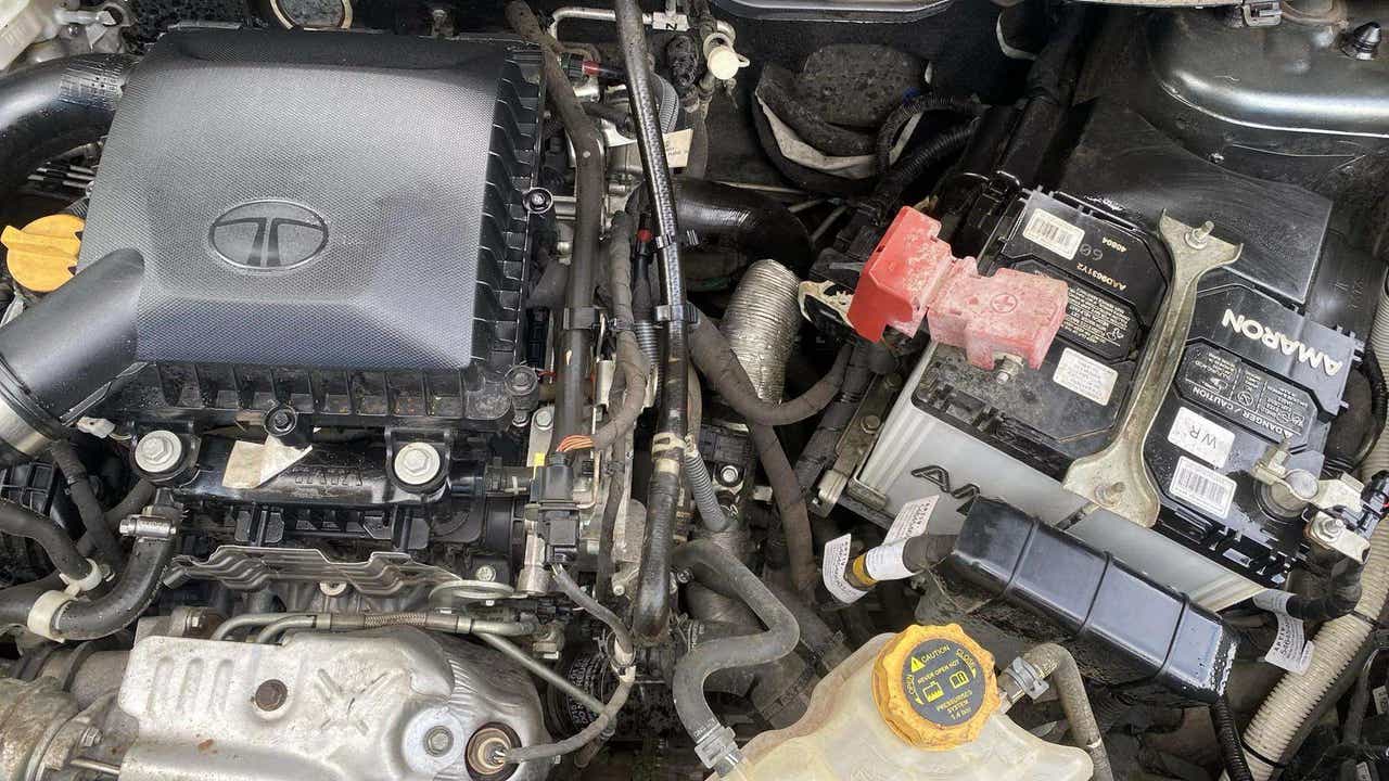 Engine bay of a Tata Nexon