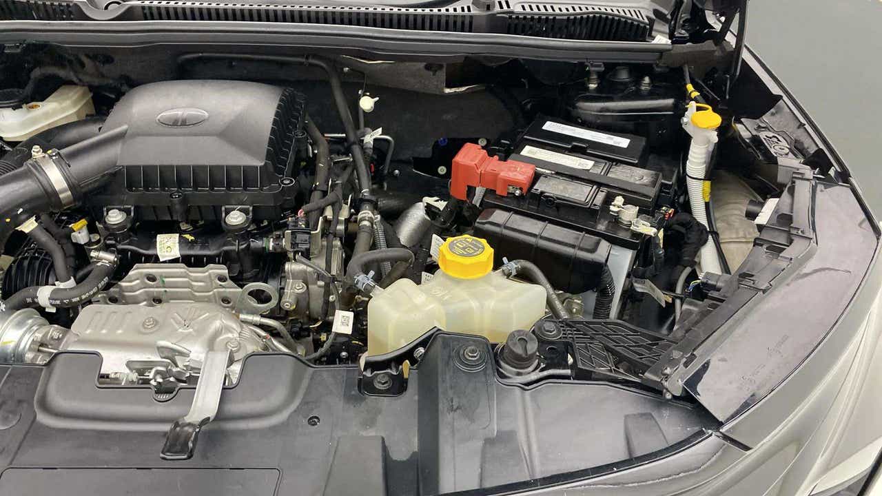 Engine bay of a Tata Nexon