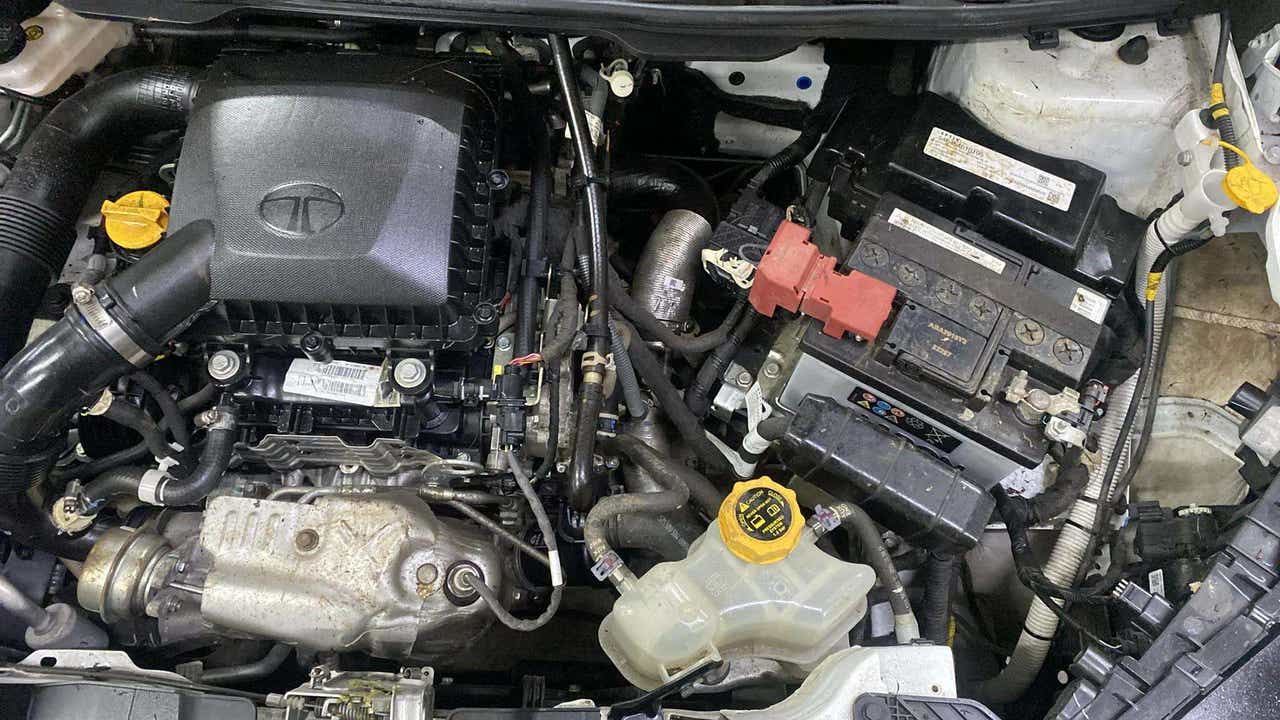 Engine bay of a Tata Nexon