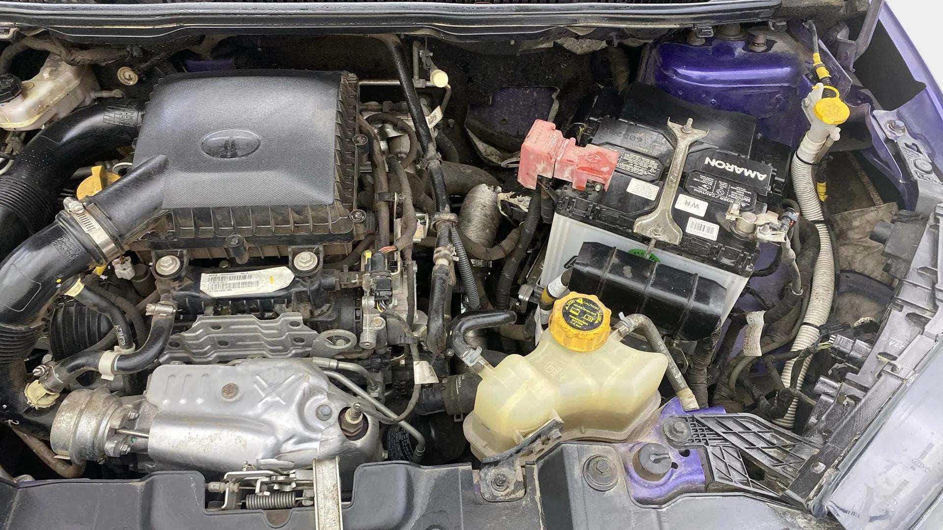 Engine bay of a Tata Nexon