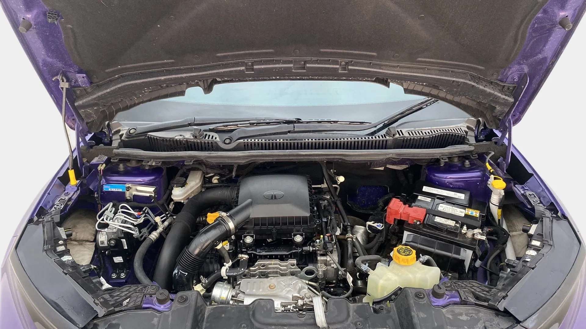 Engine bay of a Tata Nexon
