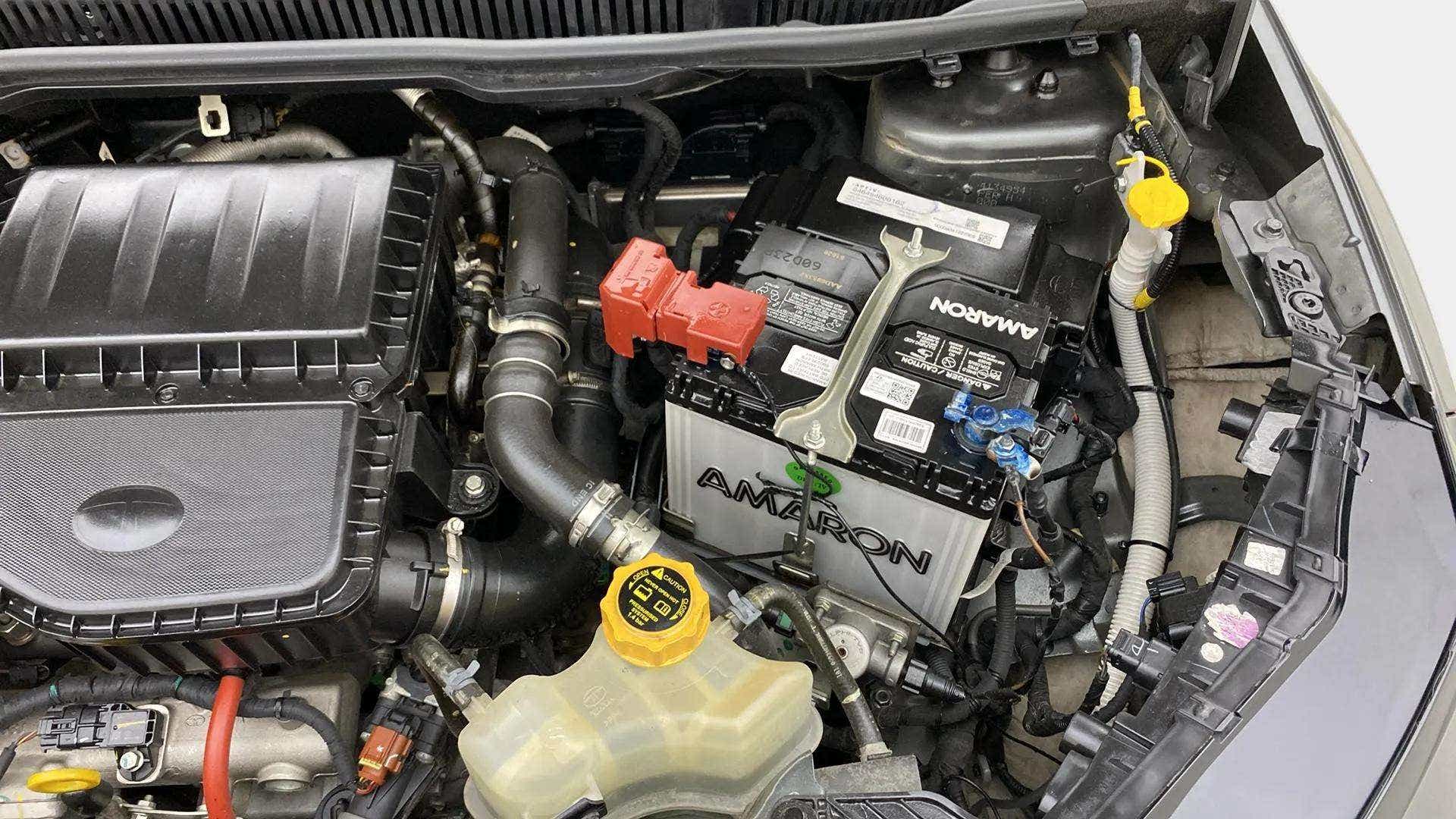 Engine bay of a Tata Nexon