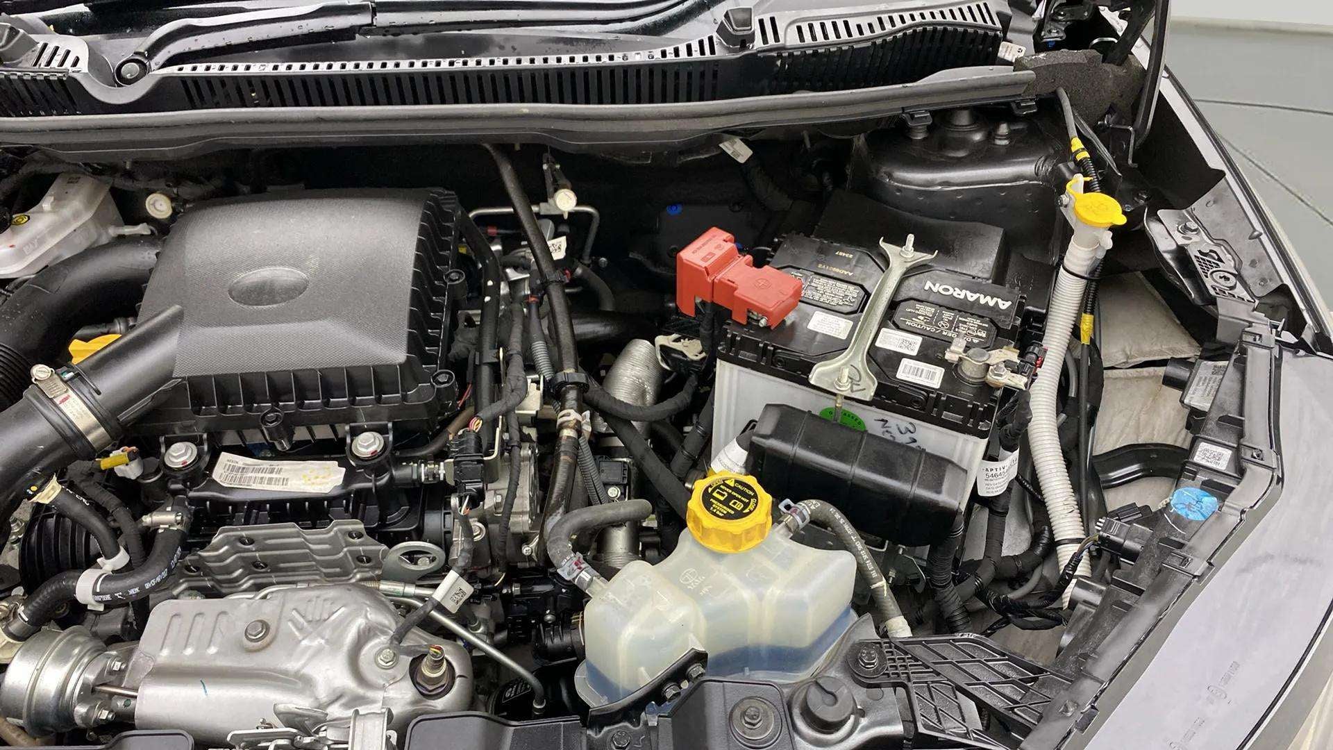 Engine bay of a Tata Nexon