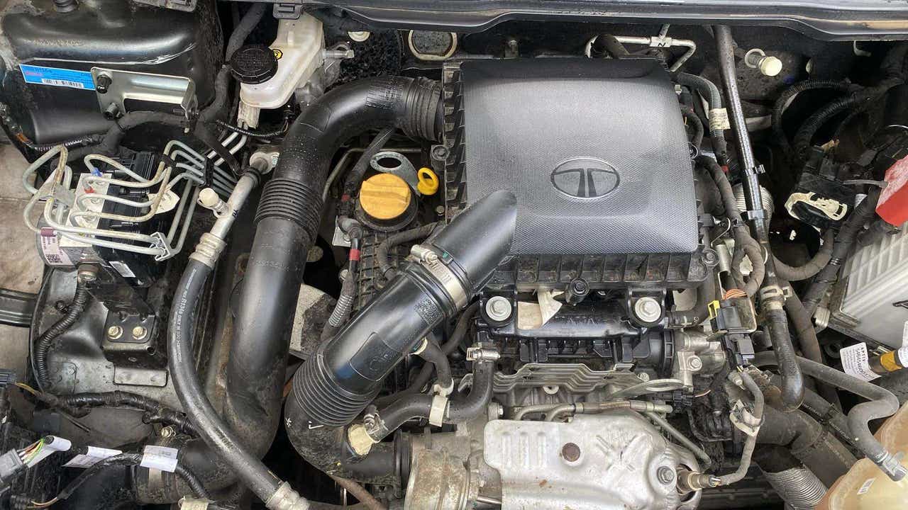 Engine bay of a Tata Nexon