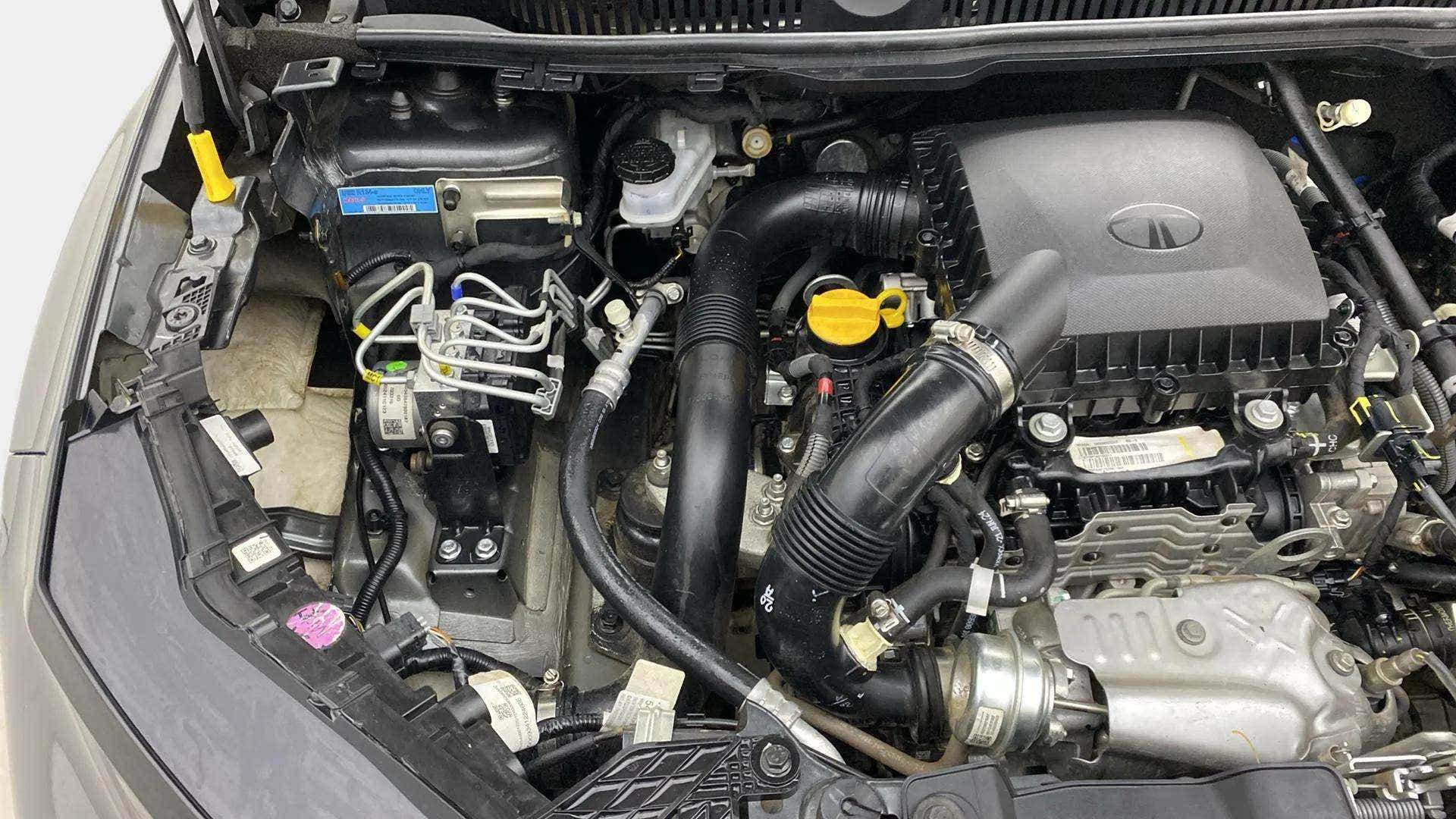 Engine bay view of a Tata Nexon