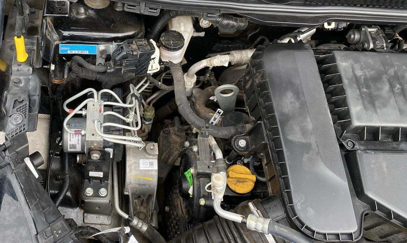 Engine bay of a Tata Nexon