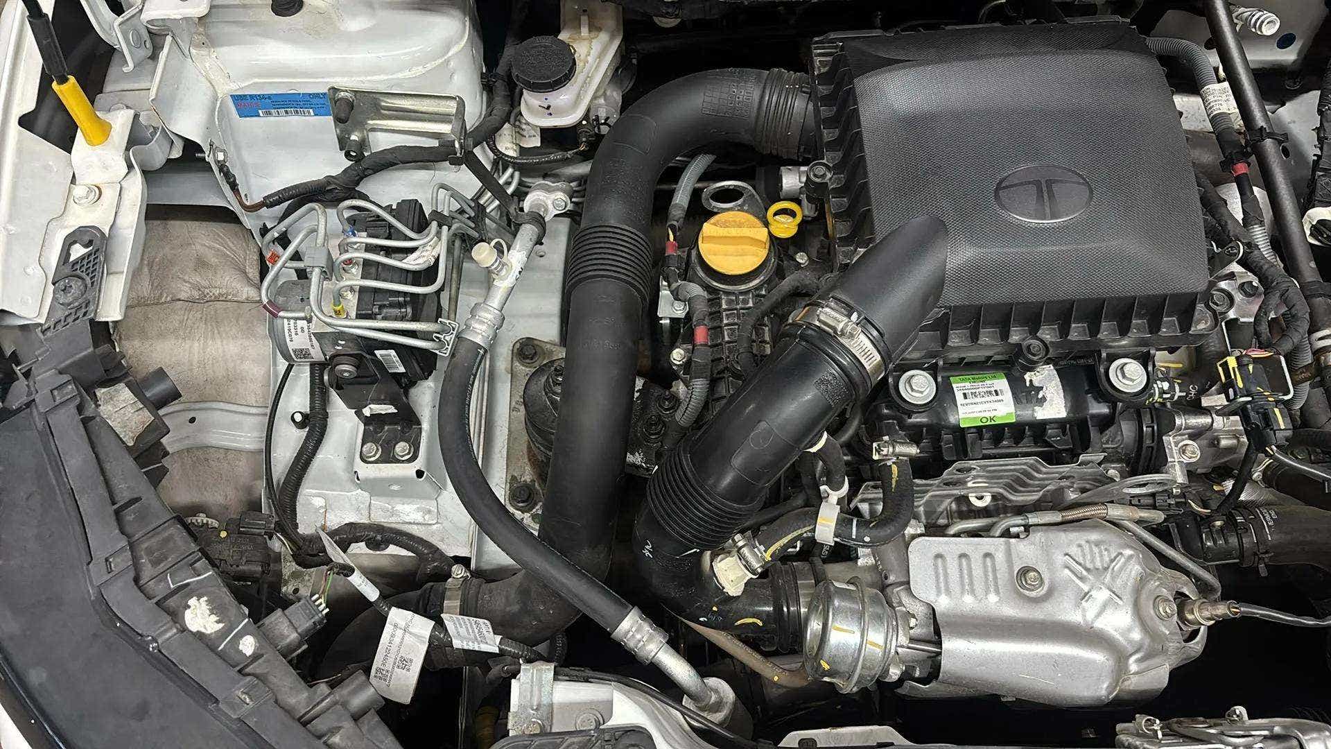 Engine bay of a Tata Nexon
