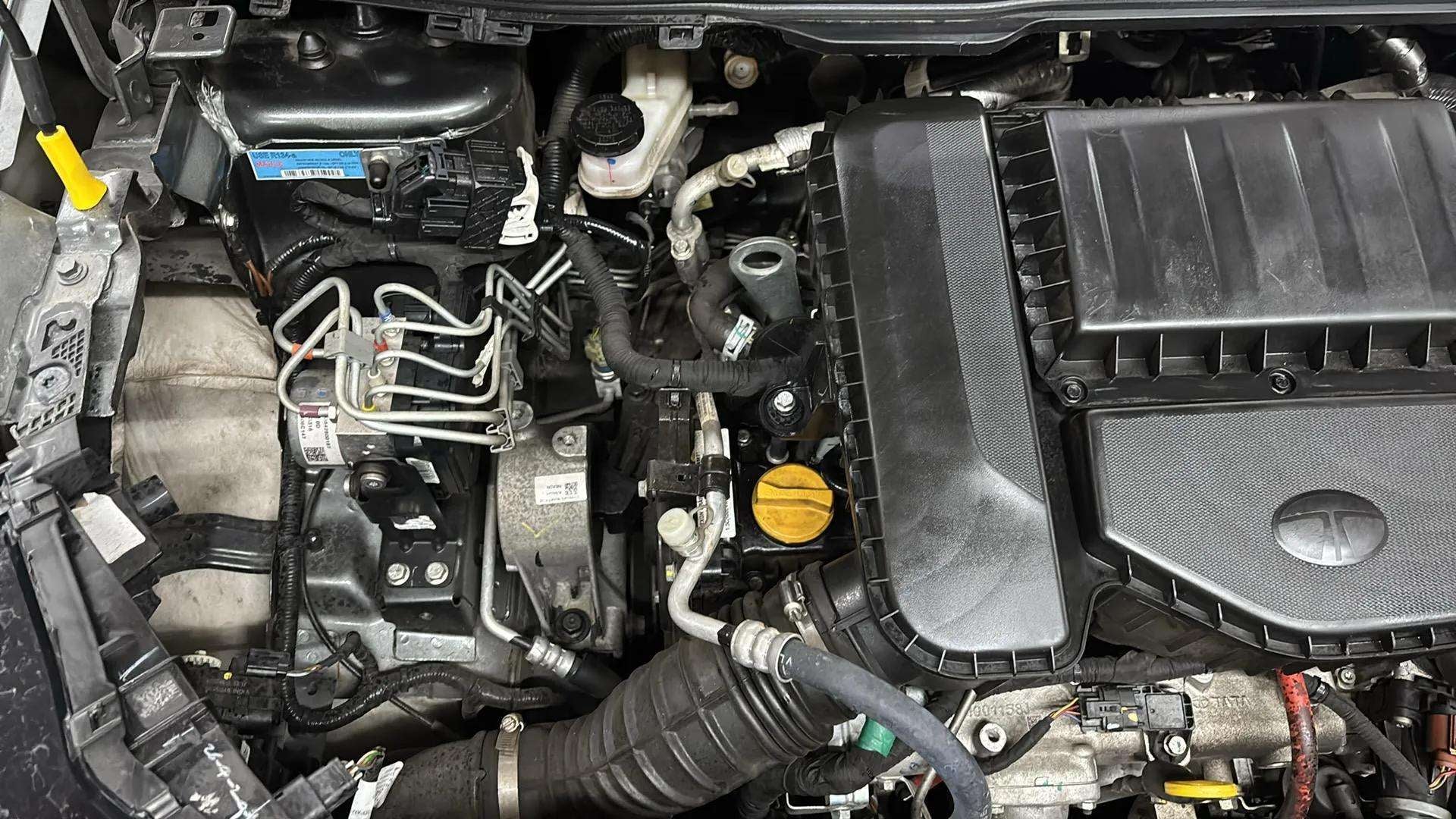 Engine bay of a Tata Nexon