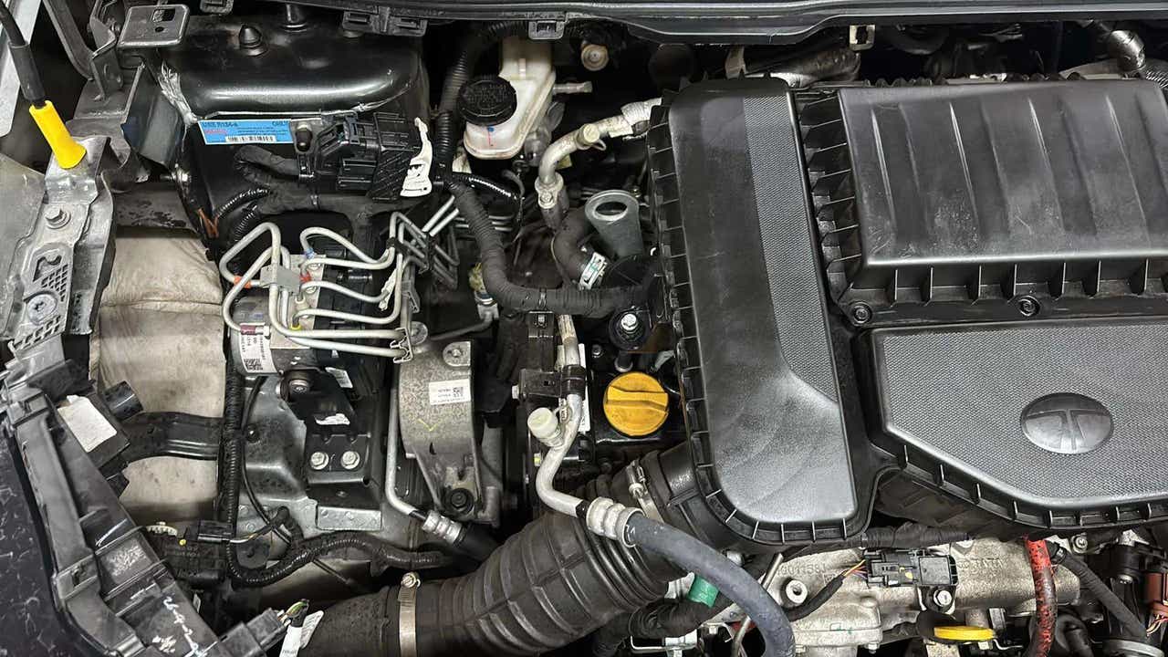 Engine bay of a Tata Nexon