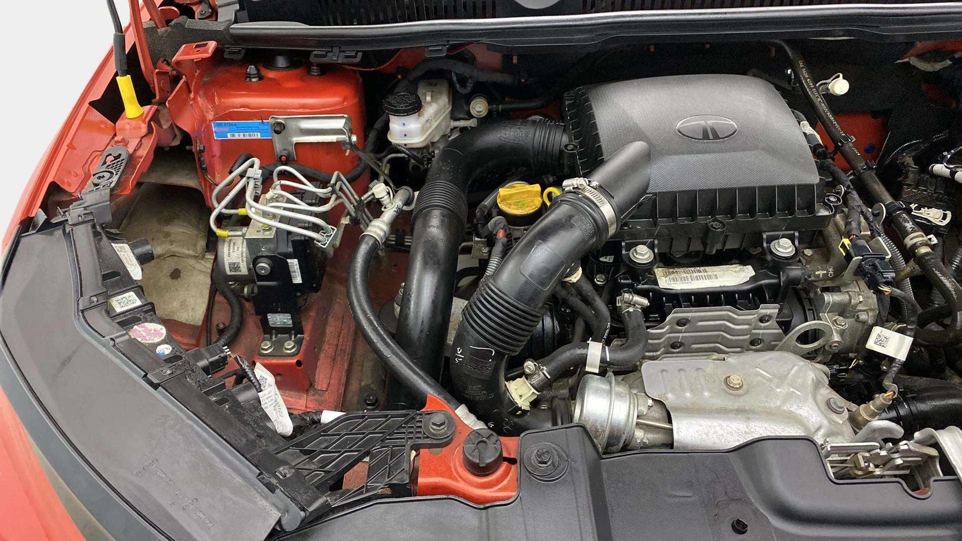Engine bay of a Tata Nexon