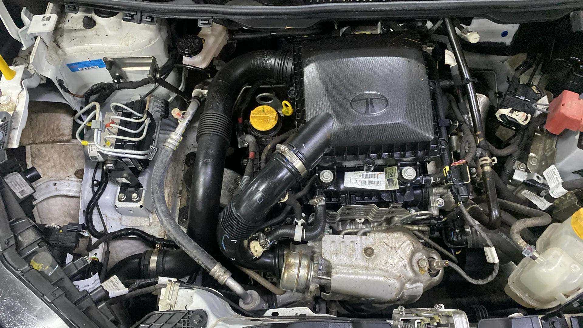 Engine bay of a Tata Nexon