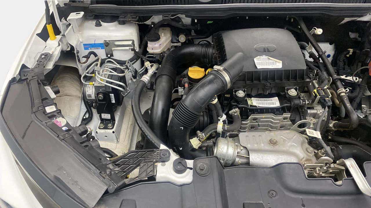 Engine bay view of a Tata Nexon
