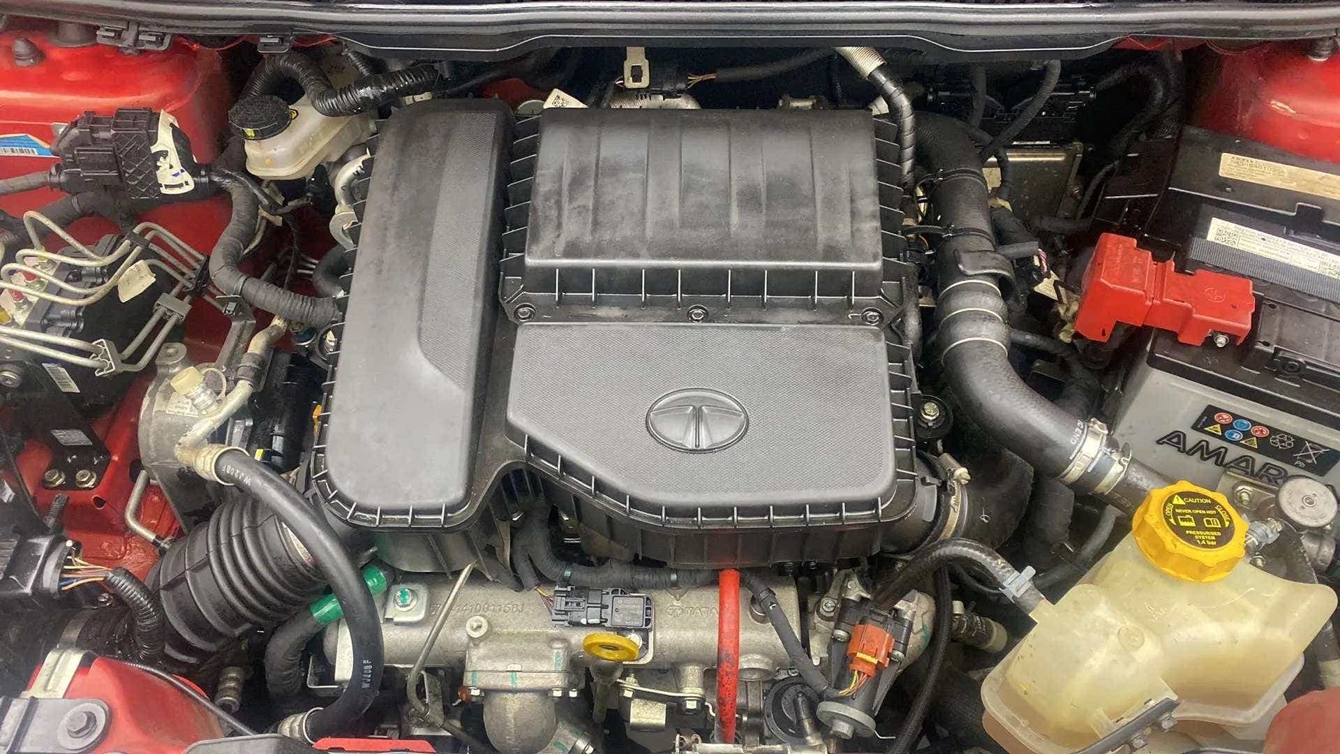 Engine bay of a Tata Nexon 2017-2023