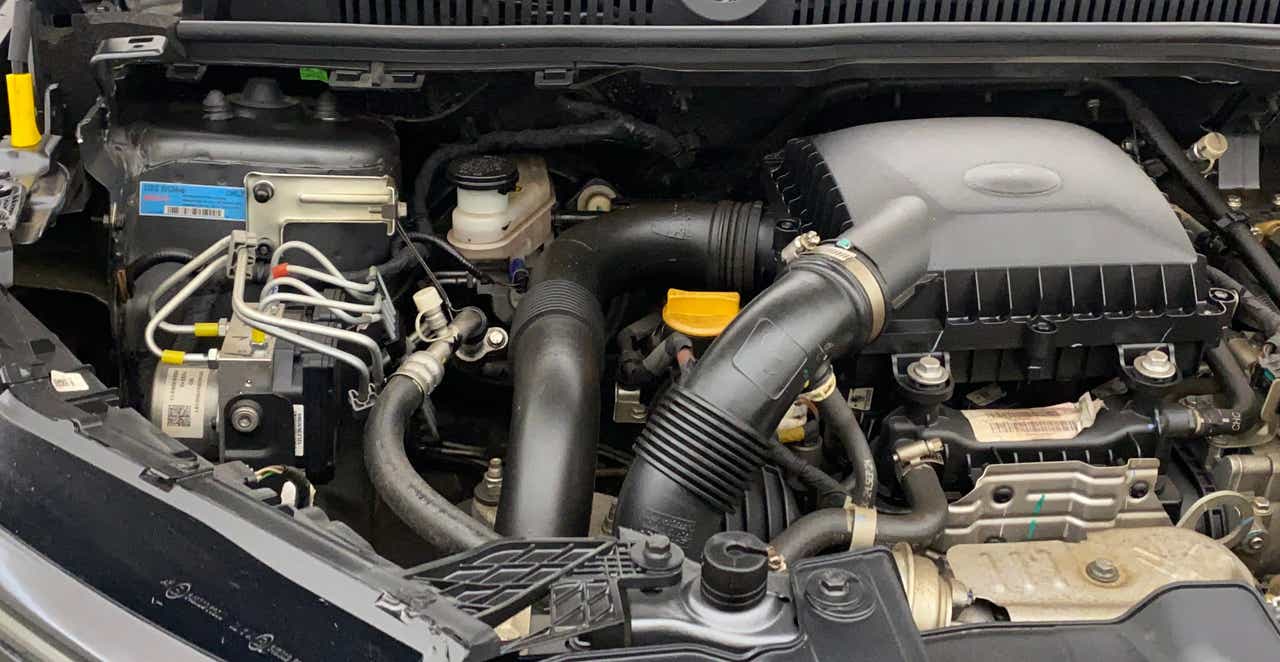 Engine bay of a Tata Nexon