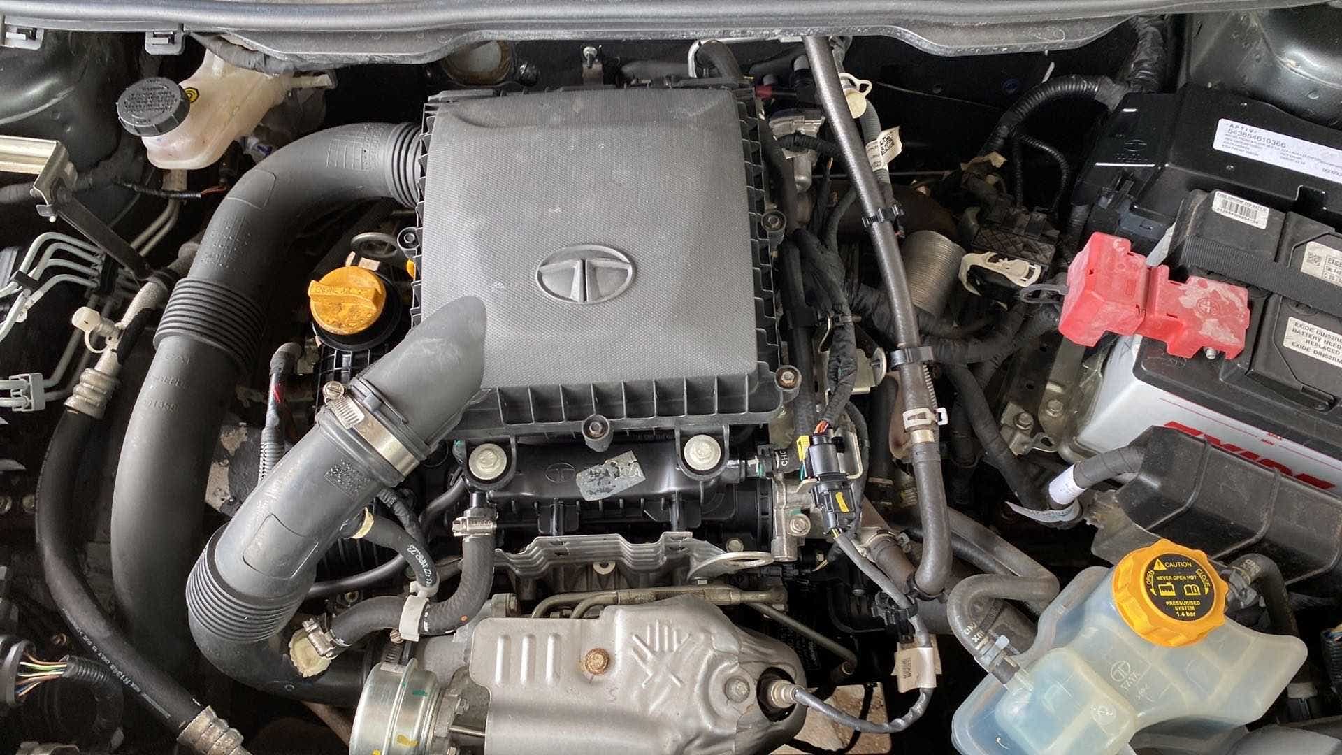 Engine bay of a Tata Nexon 2017-2023