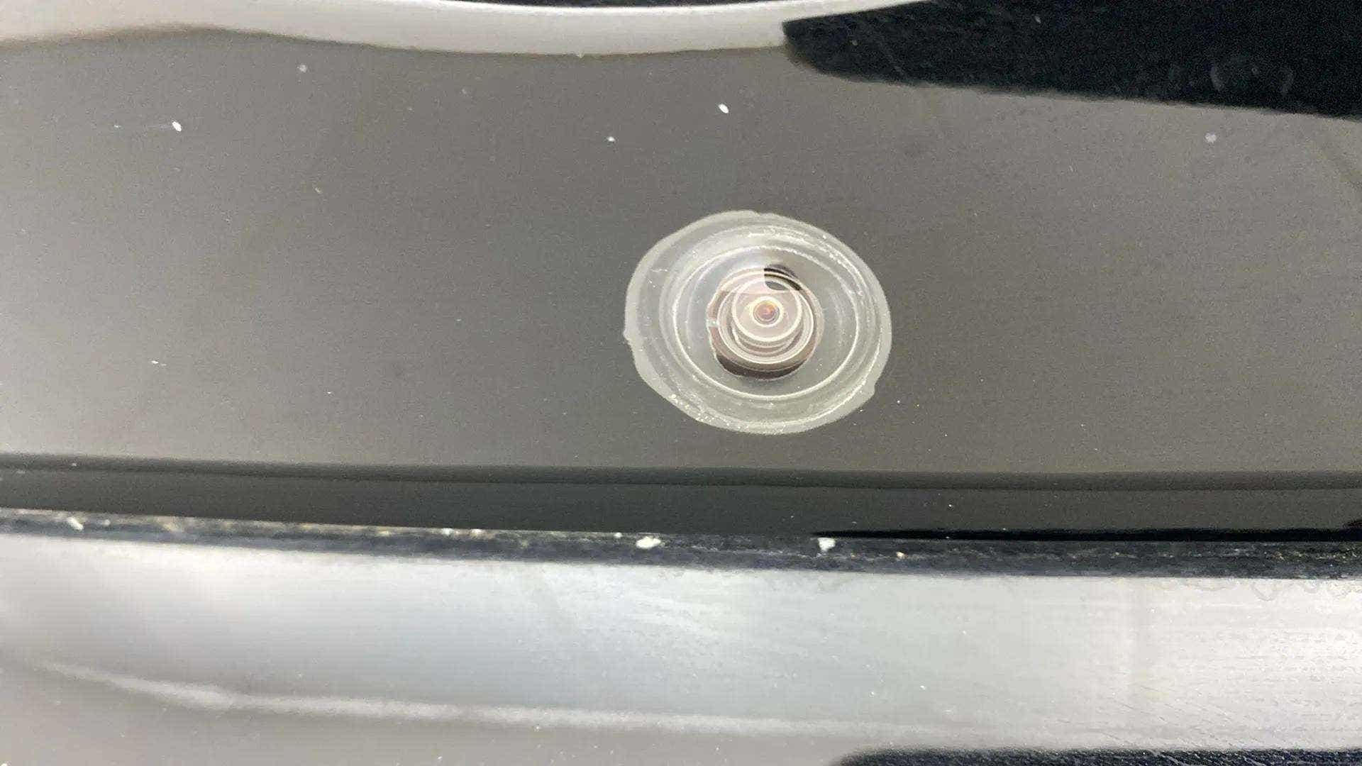 Close-up of a rear camera of a Tata Nexon 2017-2023