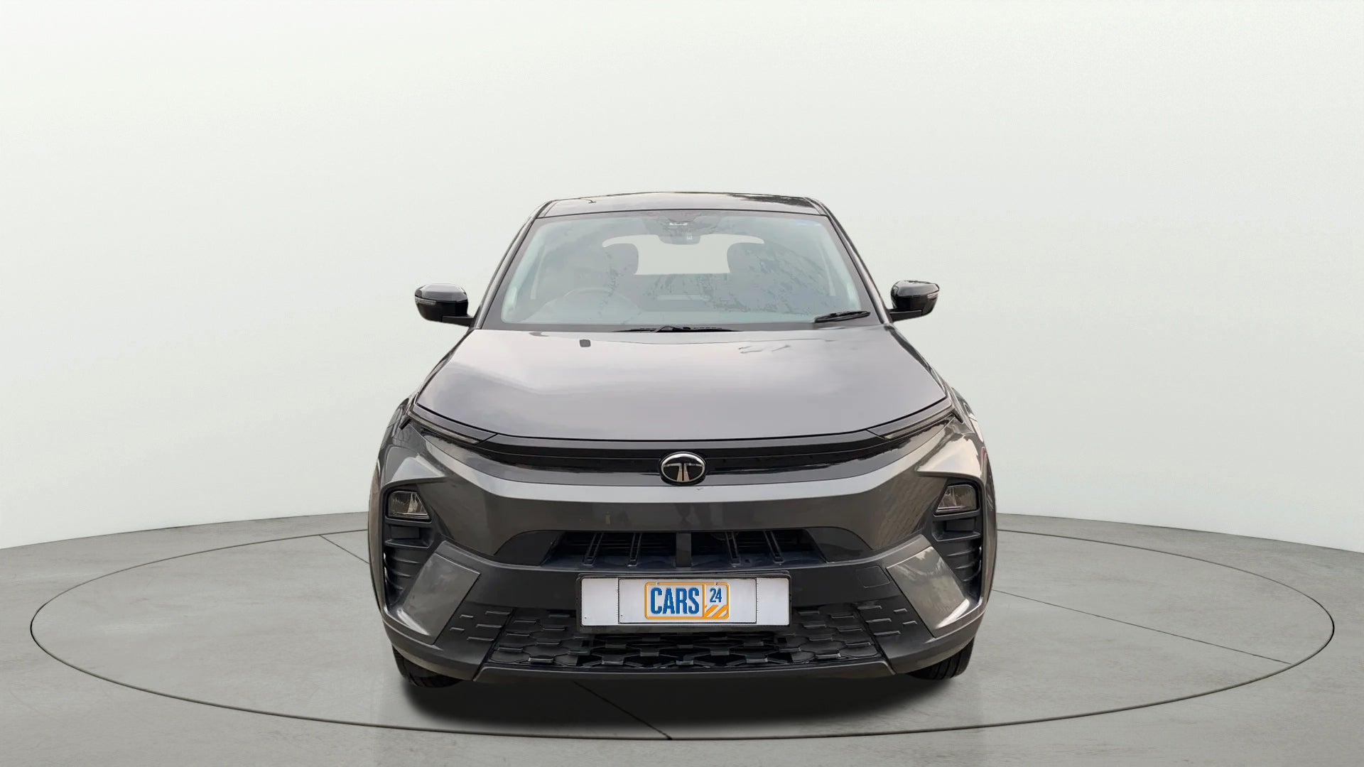 Front view of a Tata Nexon