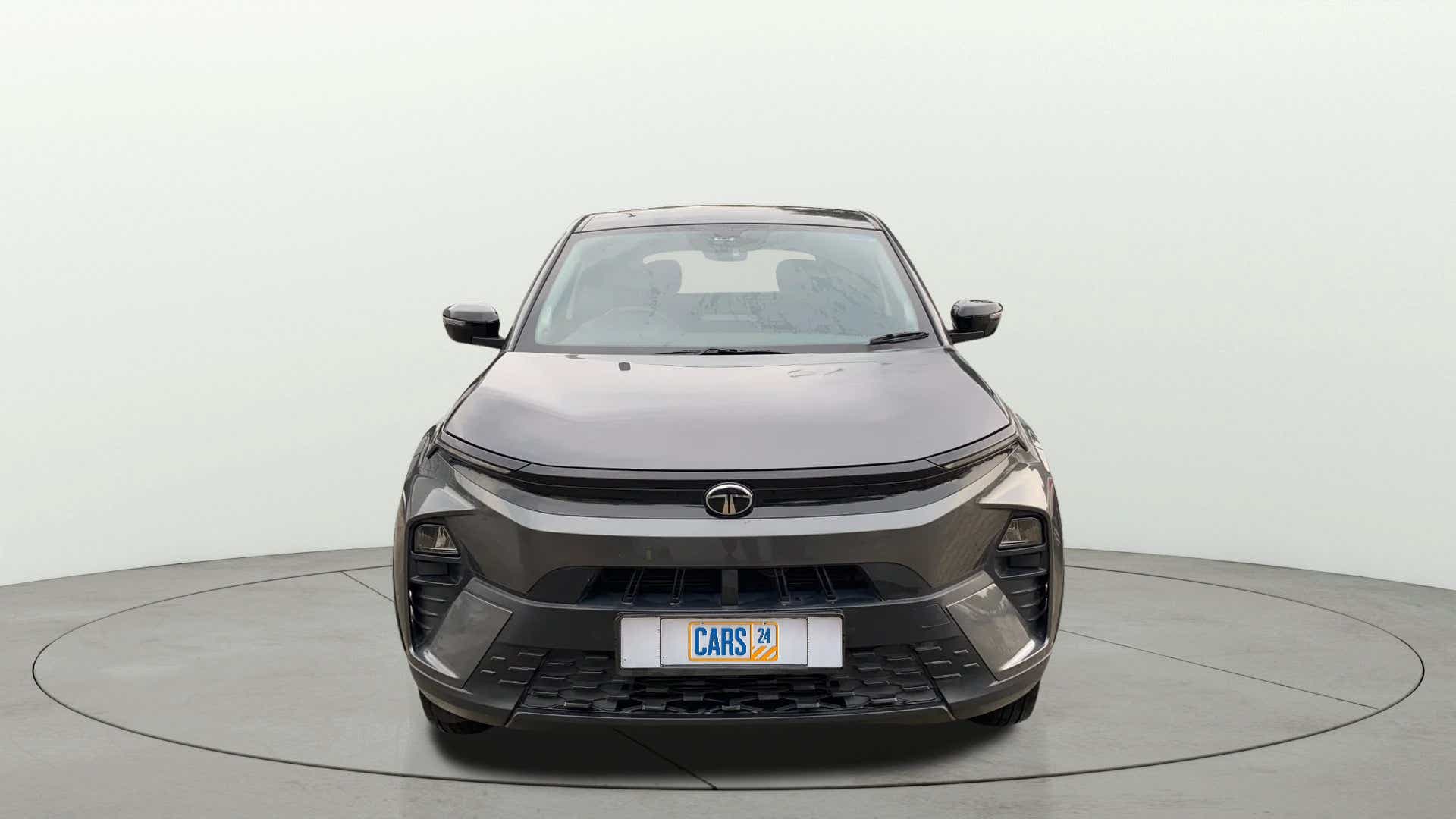 Front view of a Tata Nexon