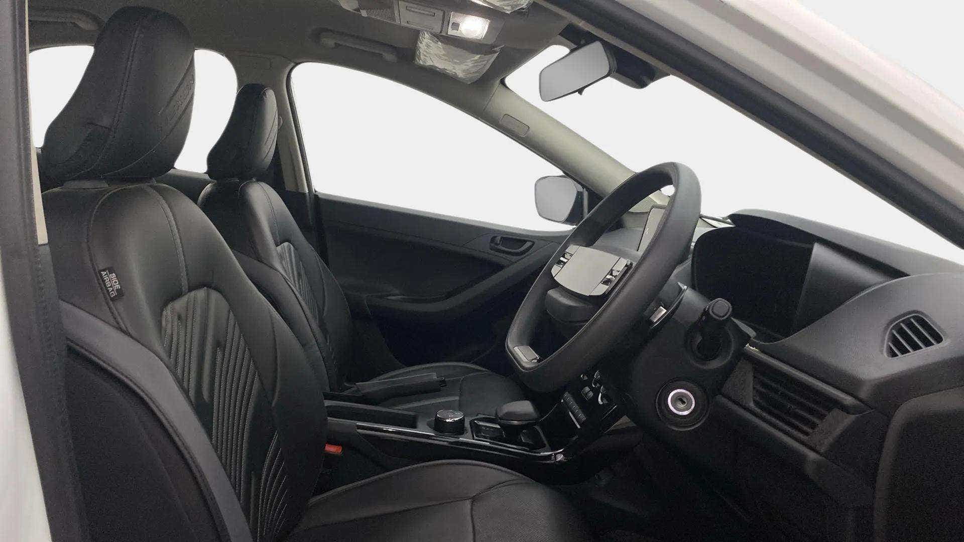 Front interior view of a Tata Nexon