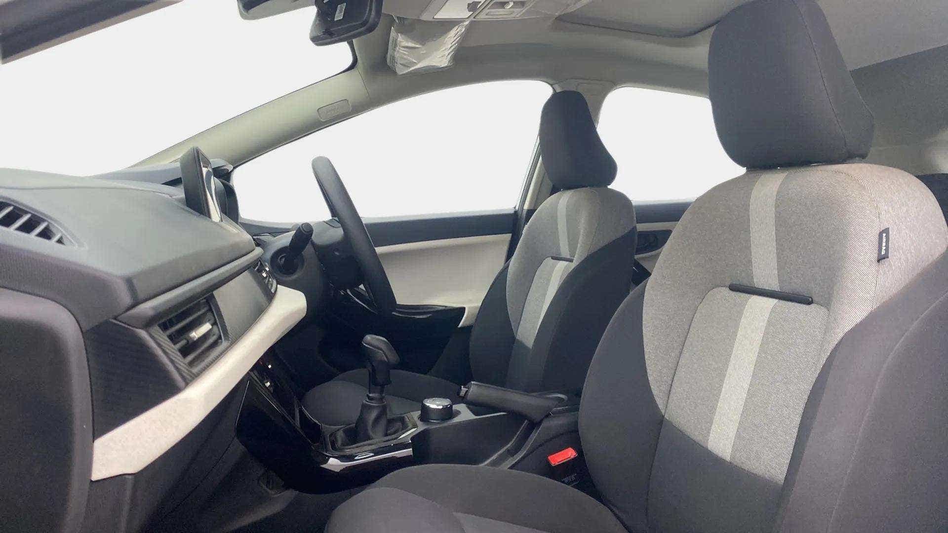 Front interior view of a Tata Nexon 2017-2023