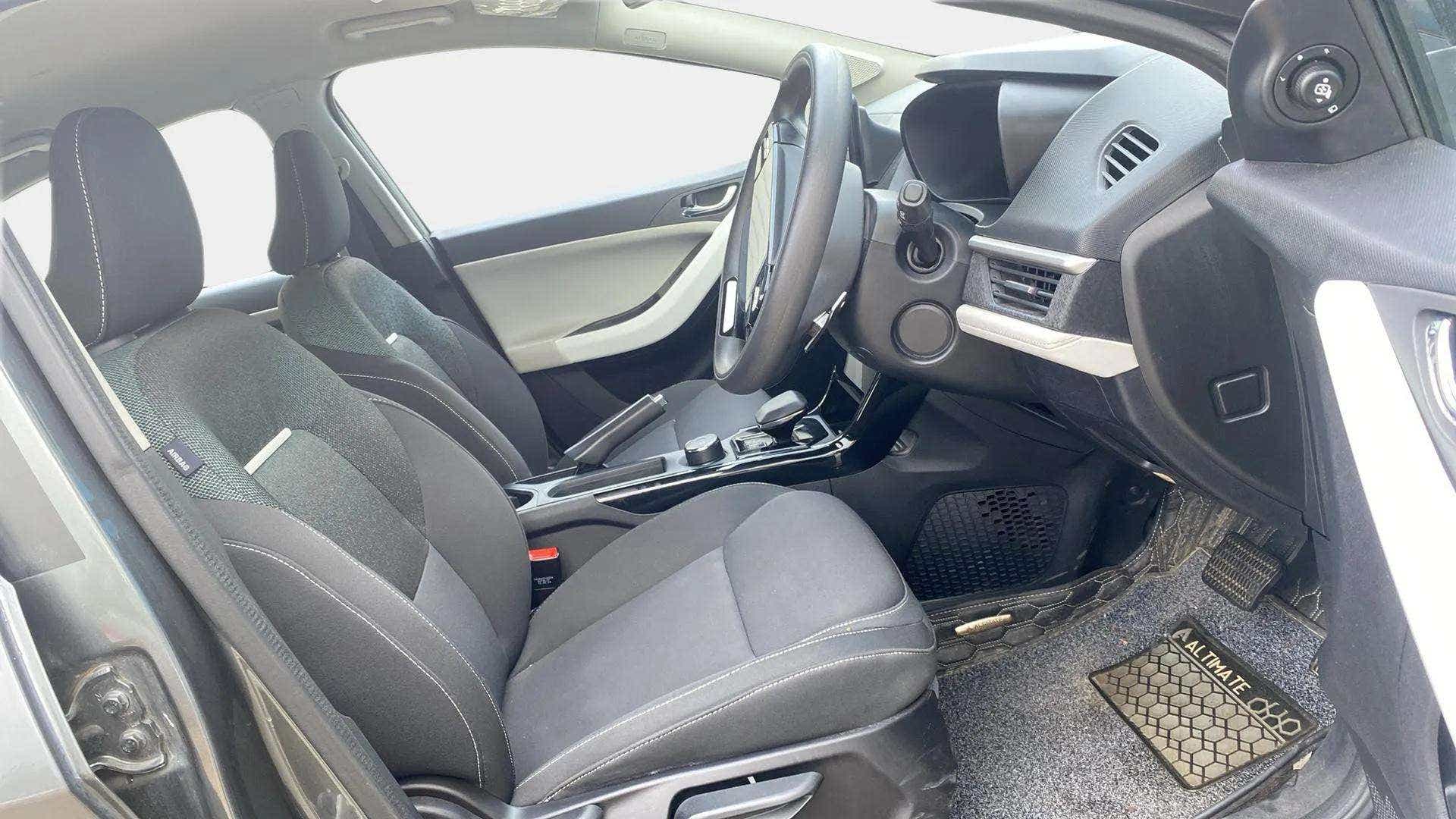 Front interior view of a Tata Nexon