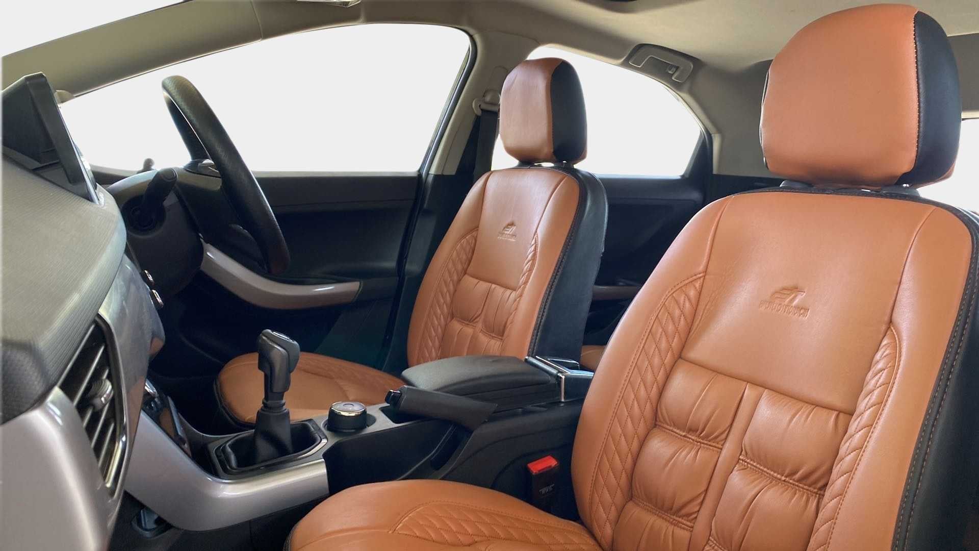 Front interior view of a Tata Nexon 2017-2023