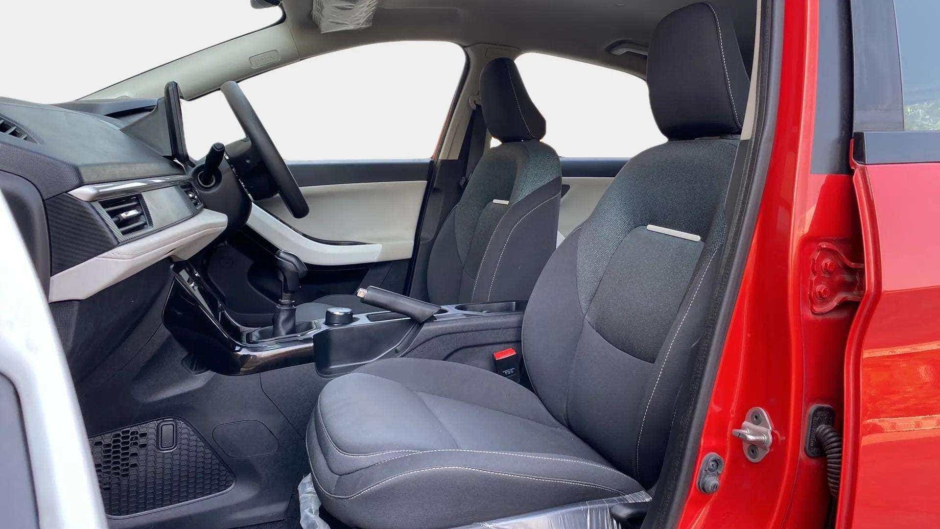 Front interior view of a Tata Nexon 2017-2023