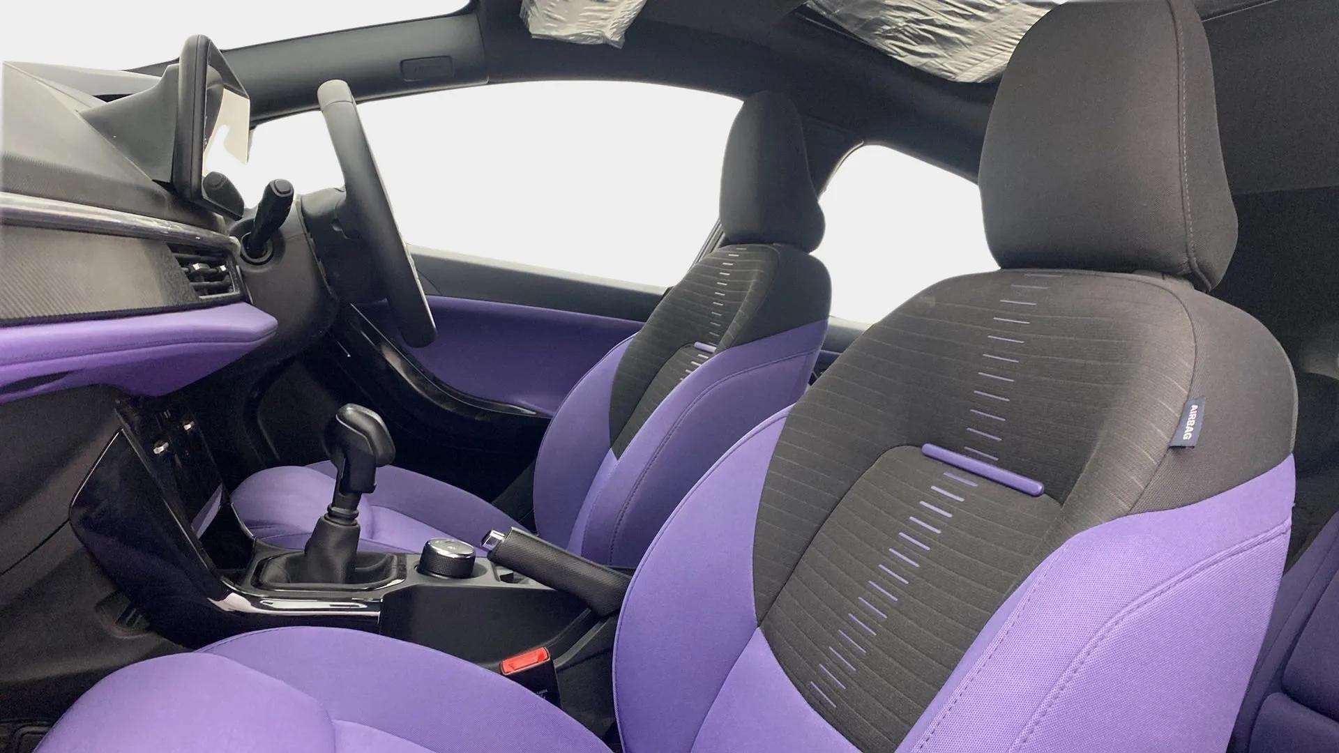 Front interior of a Tata Nexon 2017-2023