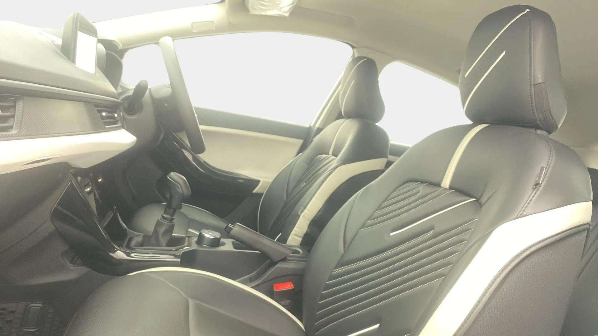 Front interior view of a Tata Nexon