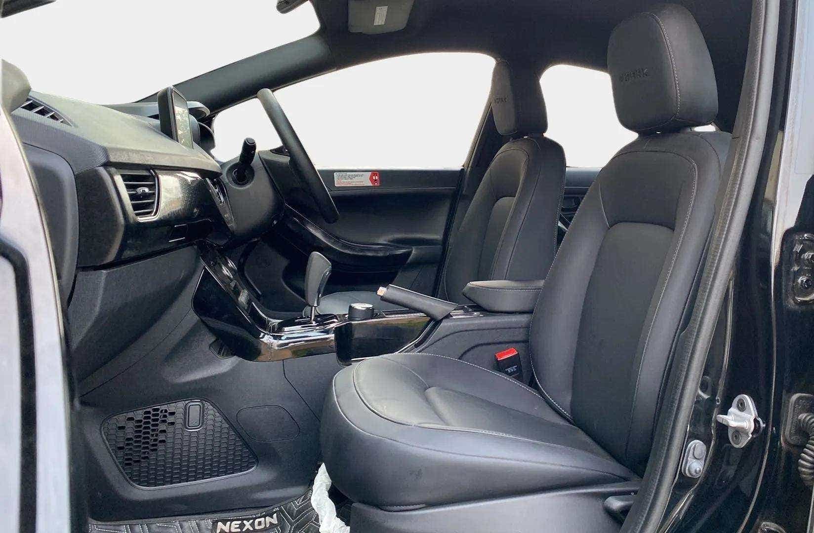 Front interior view of a Tata Nexon 2017-2023