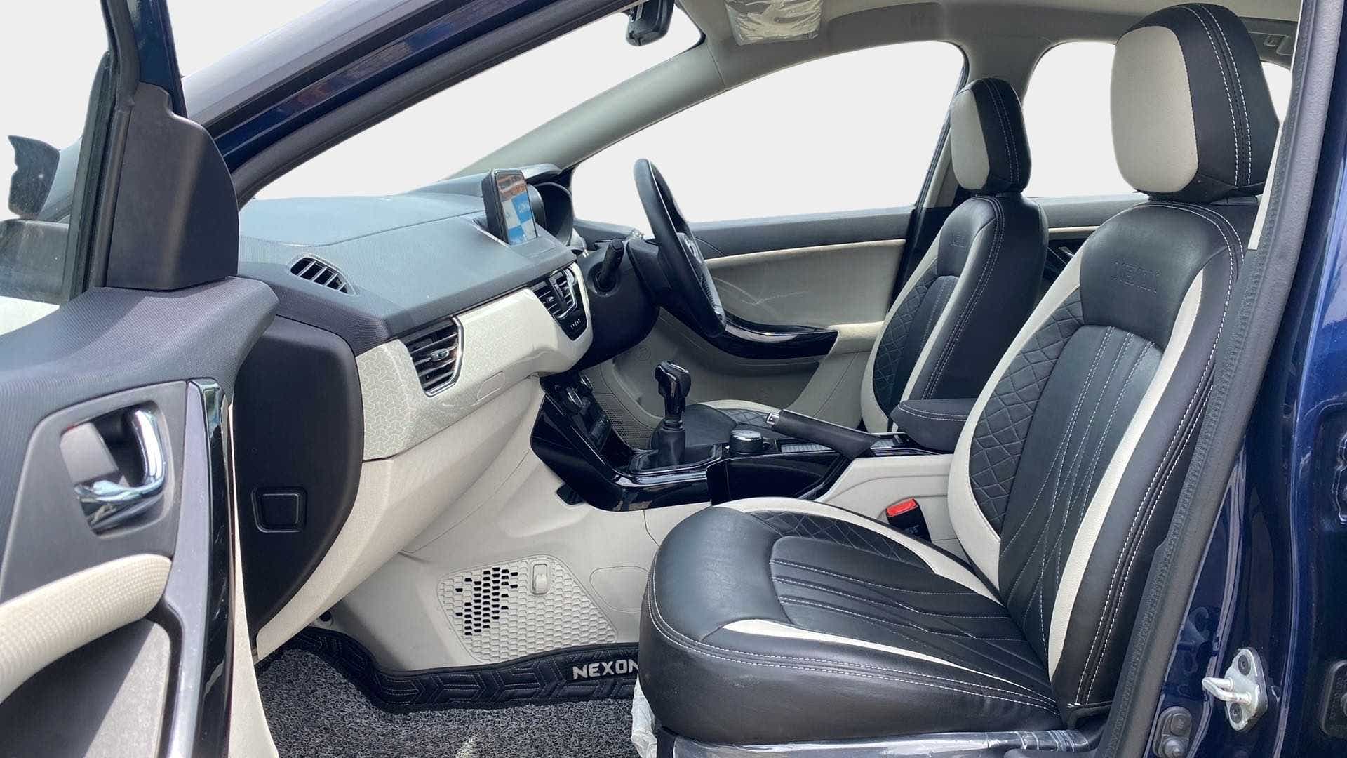 Front interior view of a Tata Nexon 2017-2023