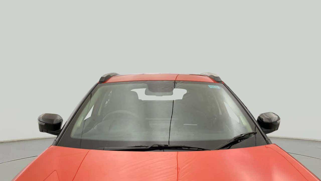 Front windshield view of a Tata Nexon