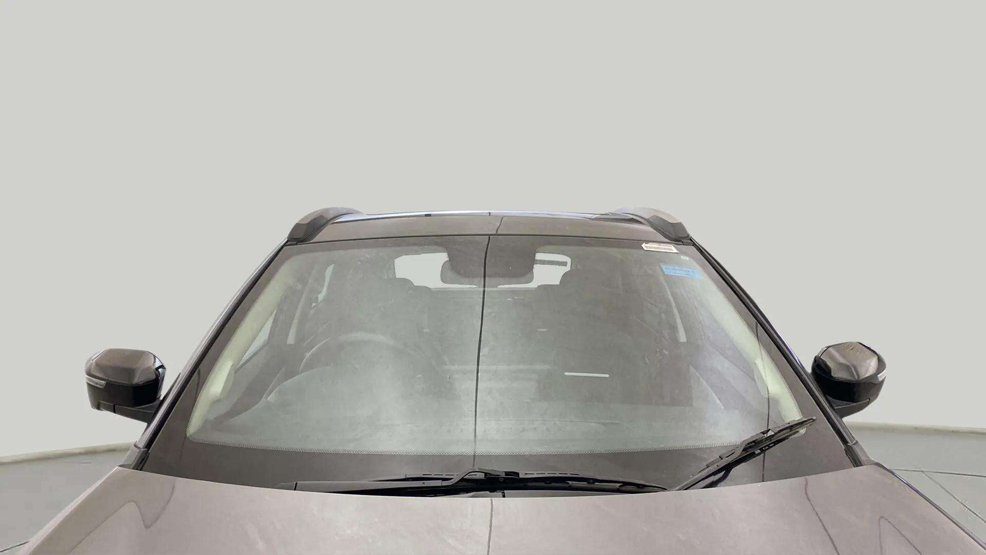 Front windshield view of a Tata Nexon 2017-2023