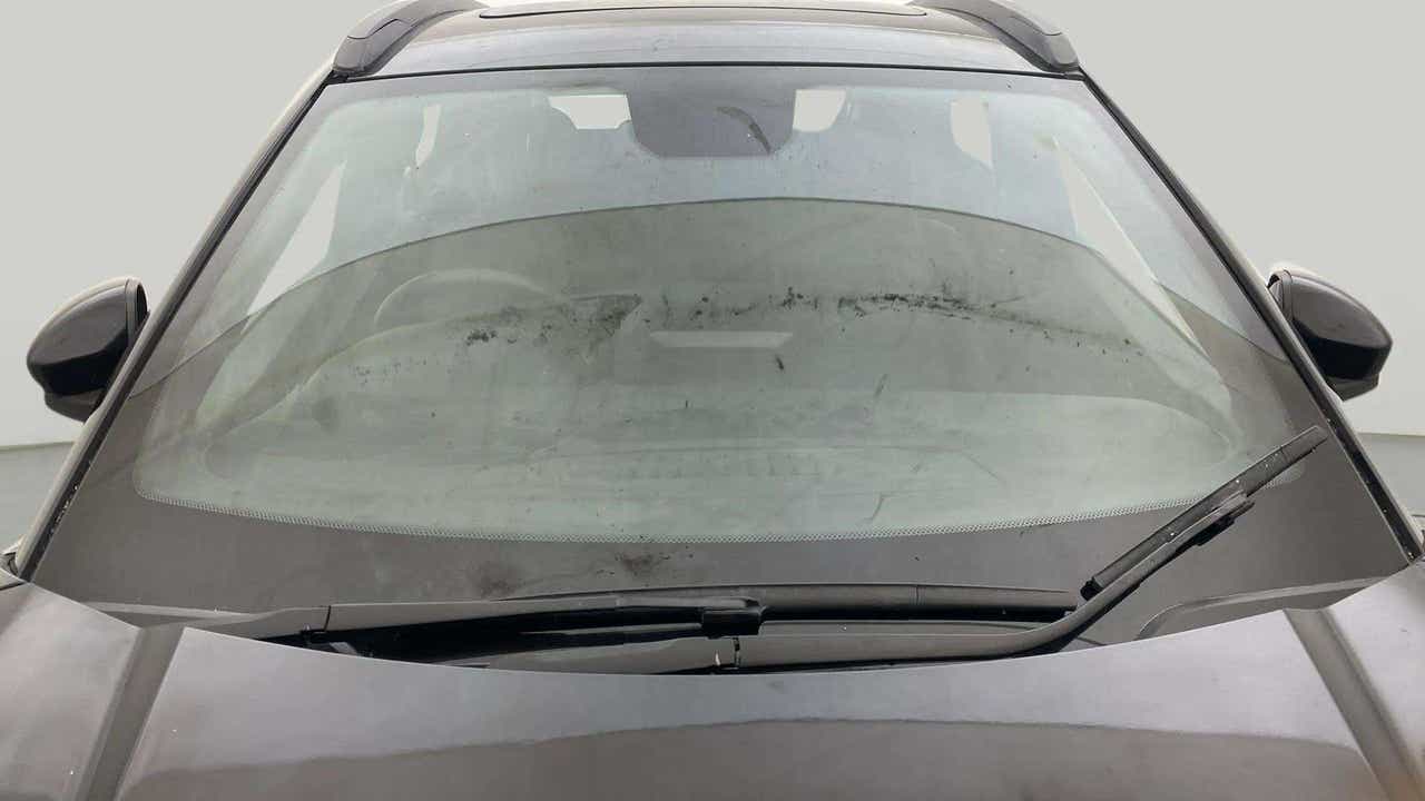 Front windshield view of a Tata Nexon 2017-2023