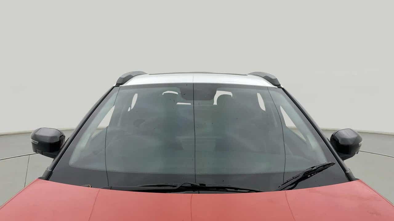 Front windshield view of a Tata Nexon