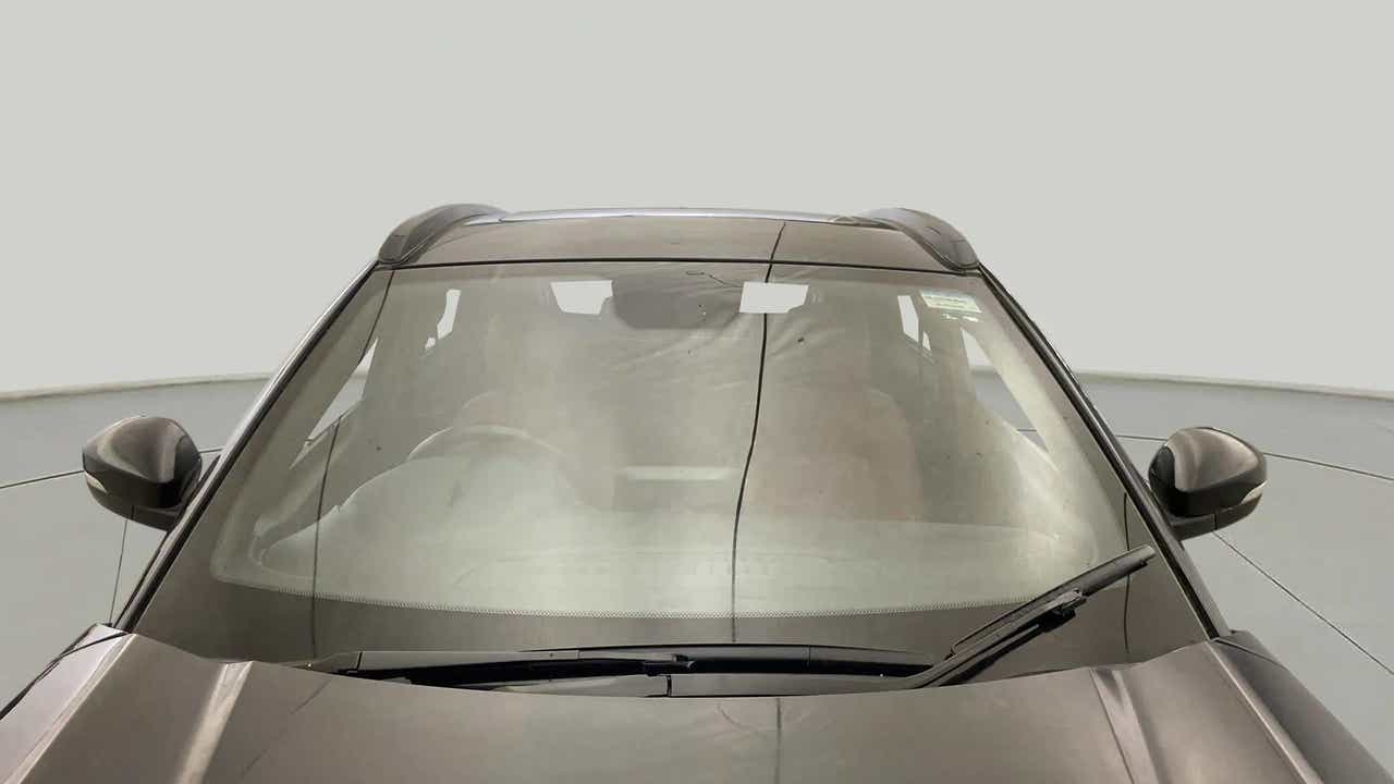 Front windshield view of a Tata Nexon 2017-2023