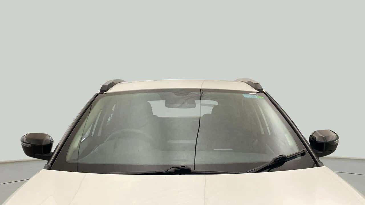 Front windshield view of a Tata Nexon