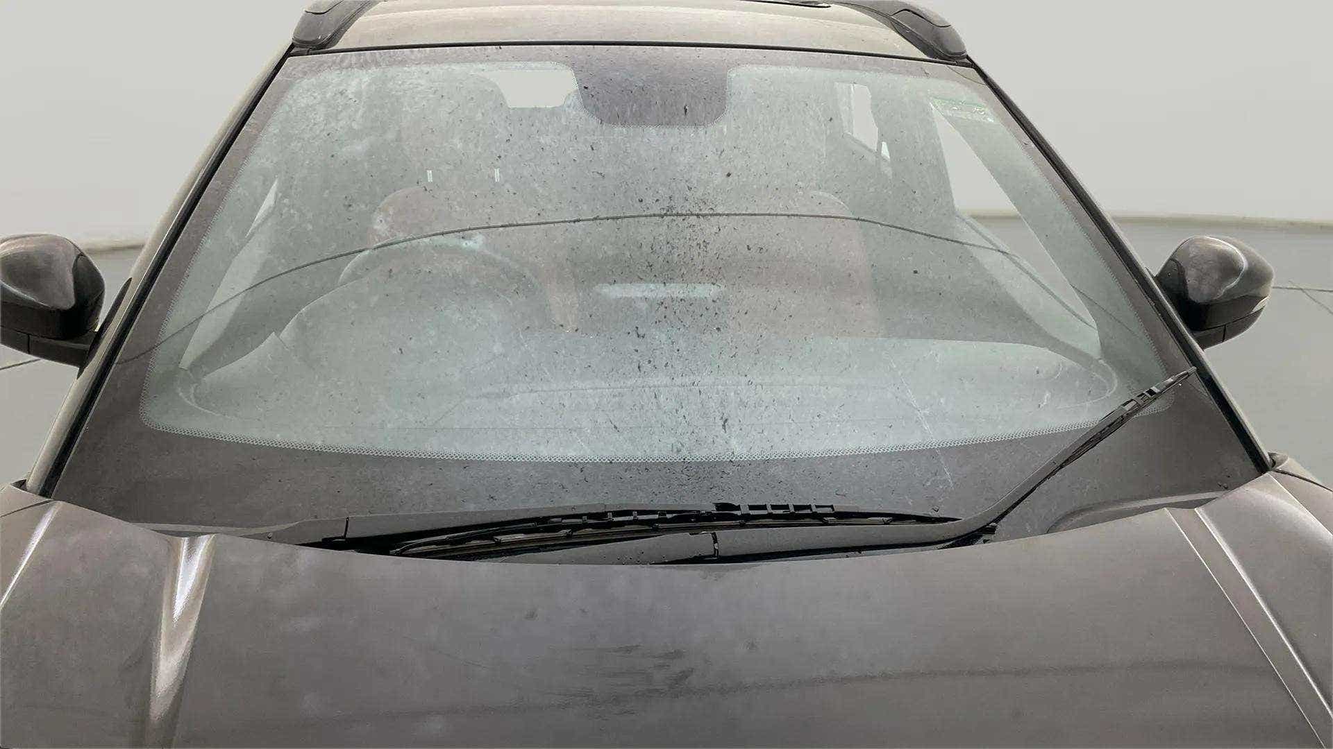 Front windshield view of a Tata Nexon 2017-2023