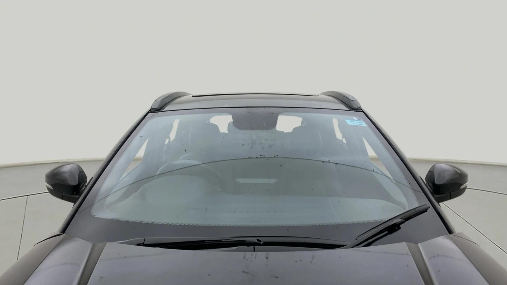 Front windshield and roof view of a Tata Nexon 2017-2023