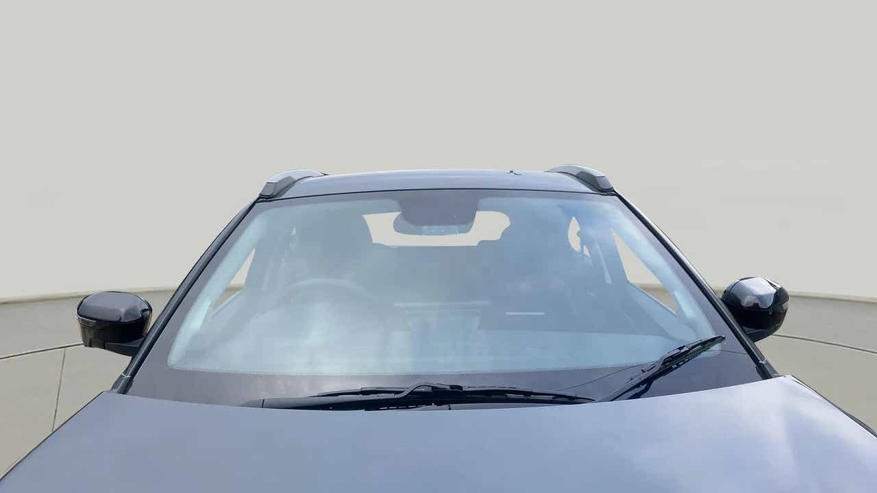 Front windshield view of a Tata Nexon