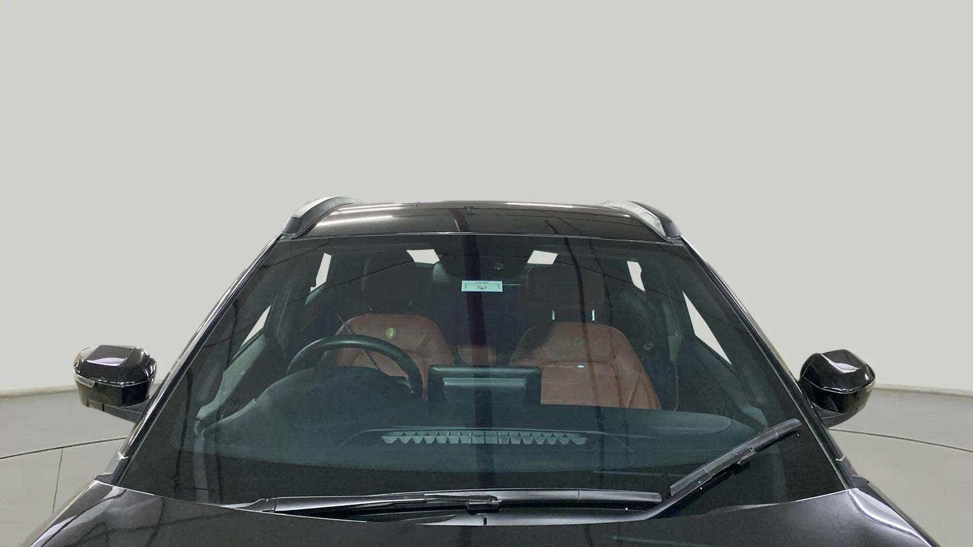 Front windshield view of a Tata Nexon