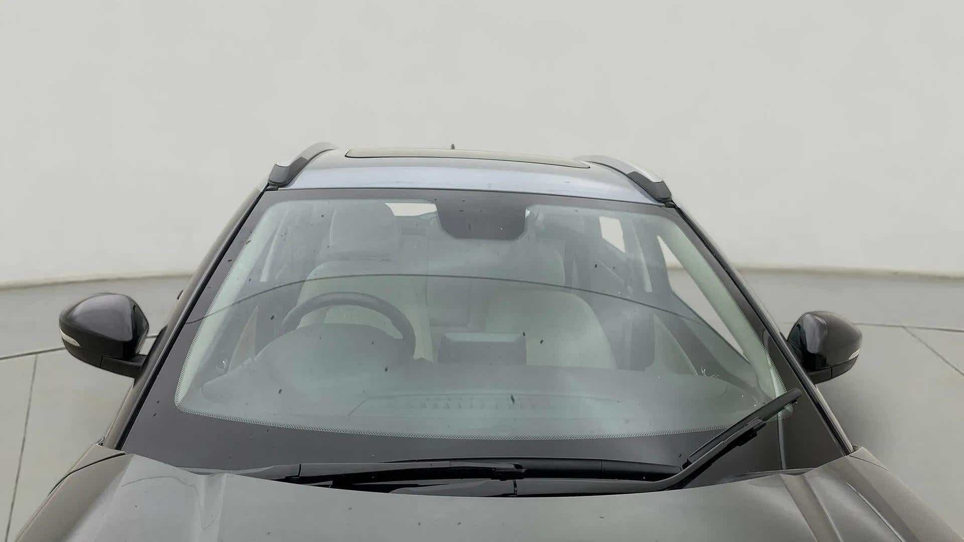 Front windshield and sunroof view of a Tata Nexon 2017-2023