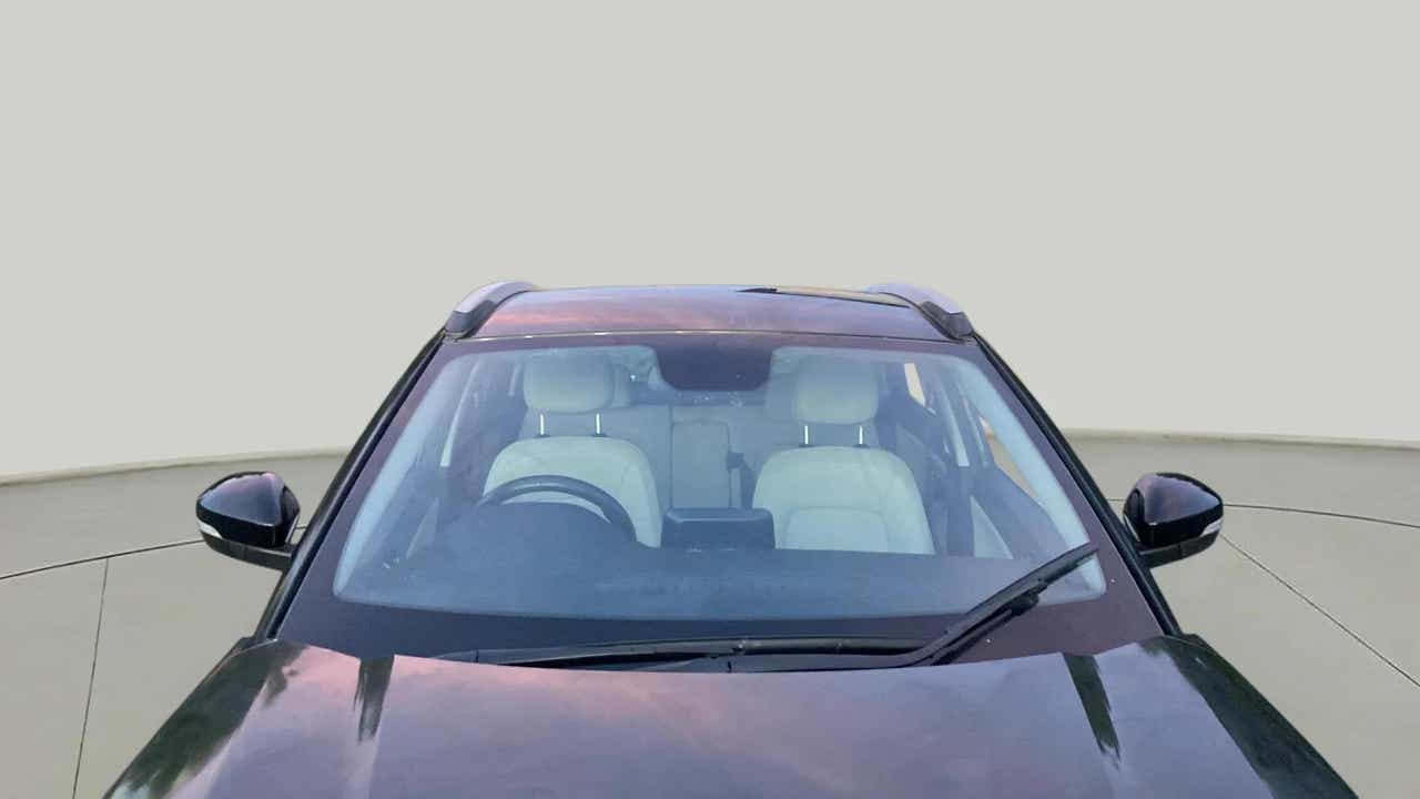 Front windshield and roof view of a Tata Nexon 2017-2023