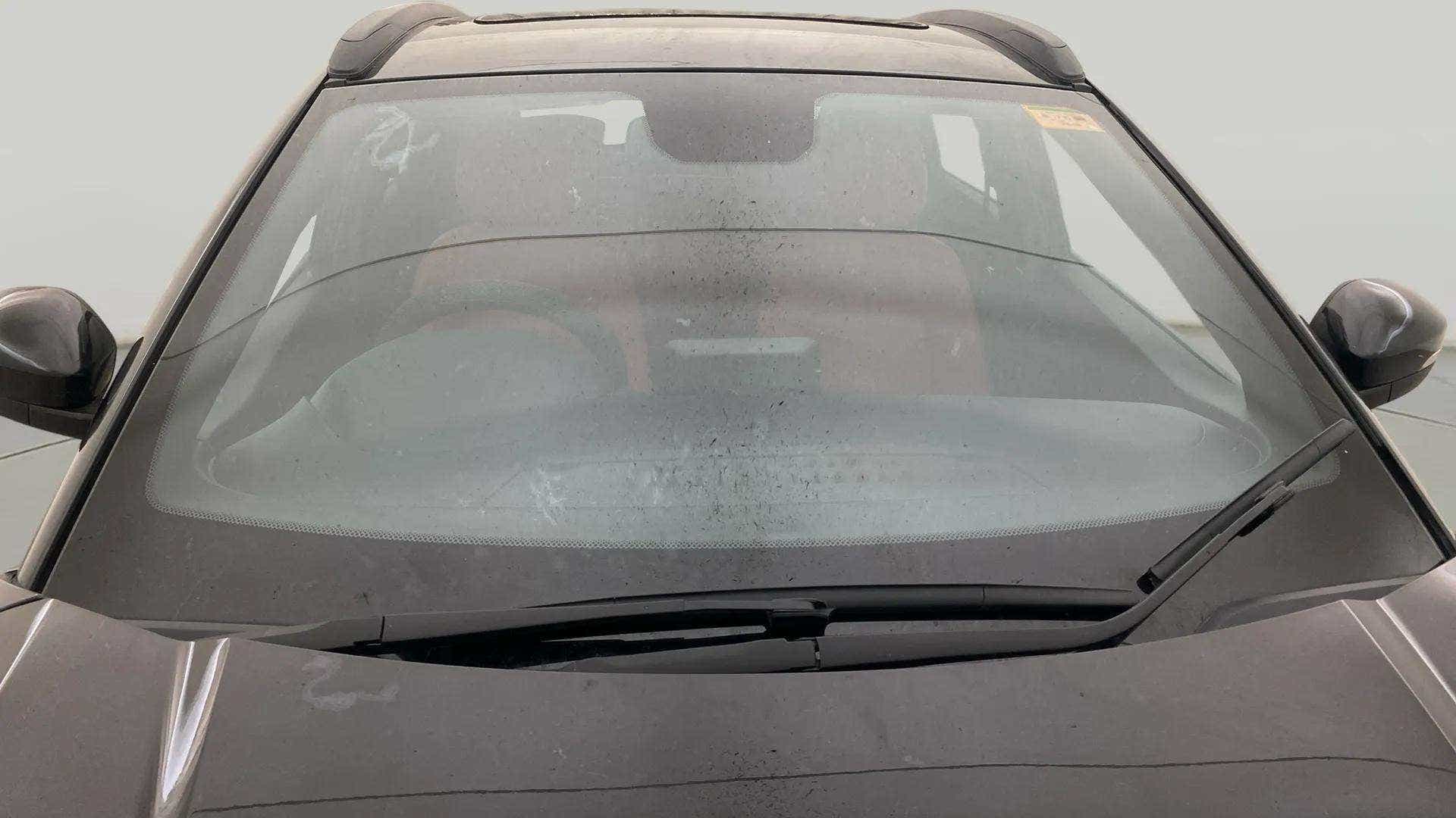 Front windshield view of a Tata Nexon 2017-2023