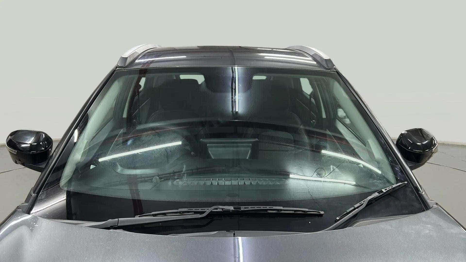 Front windshield of a Tata Nexon