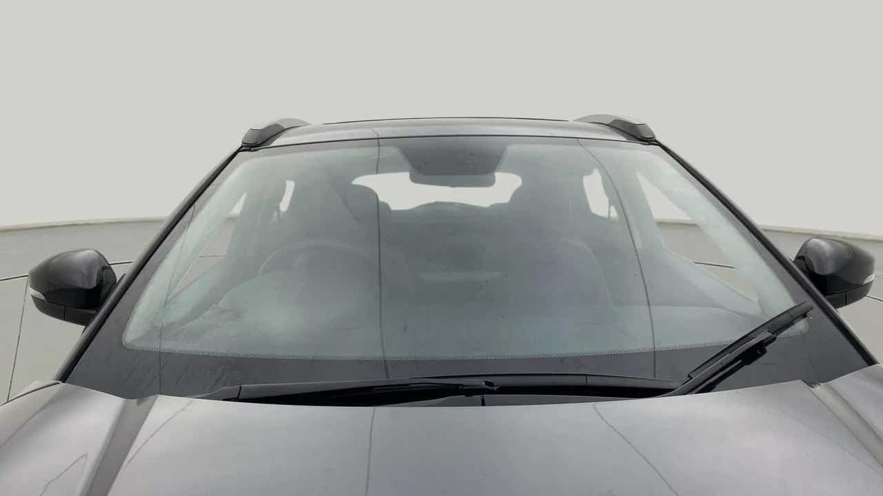 Front windshield view of a Tata Nexon 2017-2023