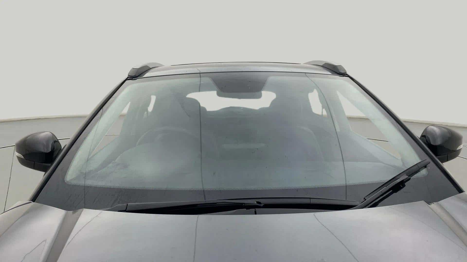 Front windshield view of a Tata Nexon 2017-2023