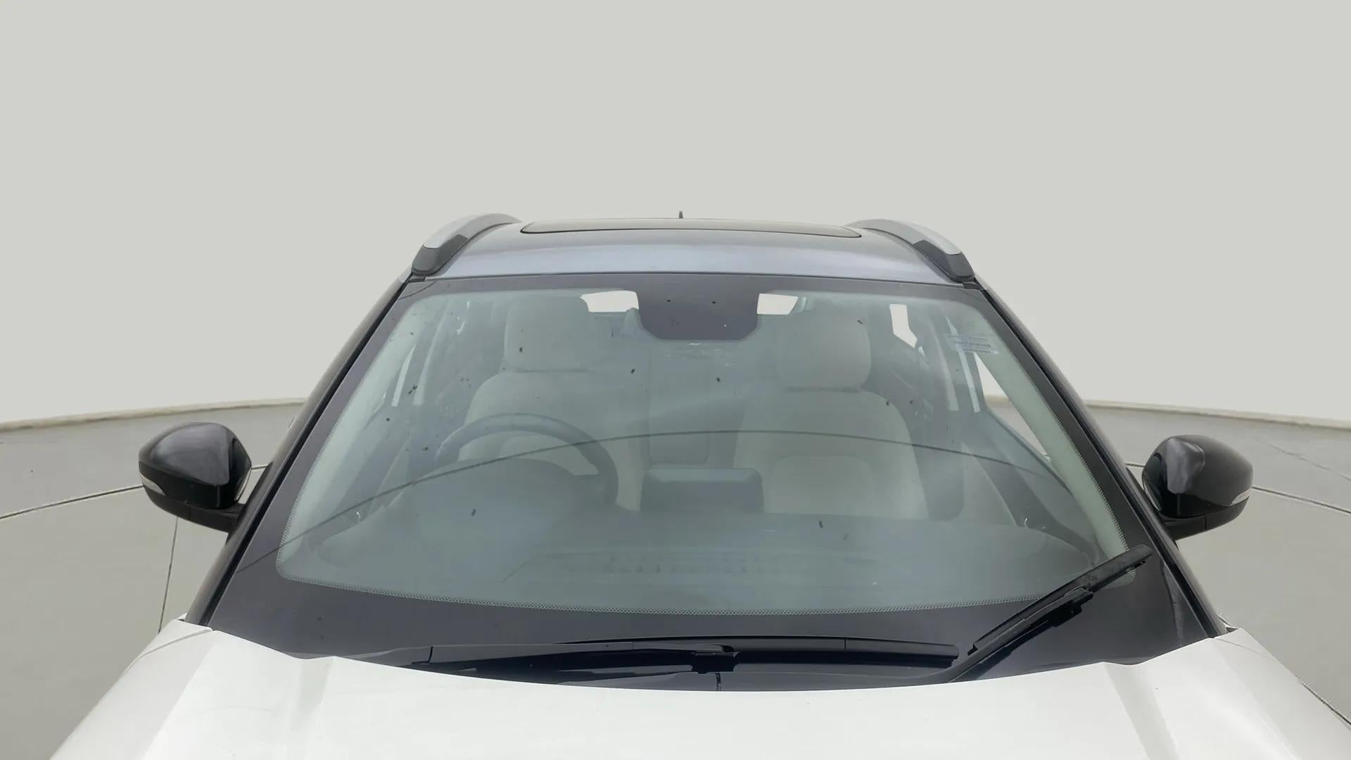 Front windshield view of a Tata Nexon 2017-2023