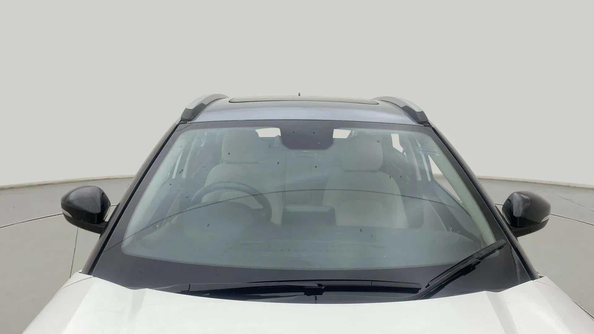 Front windshield view of a Tata Nexon 2017-2023