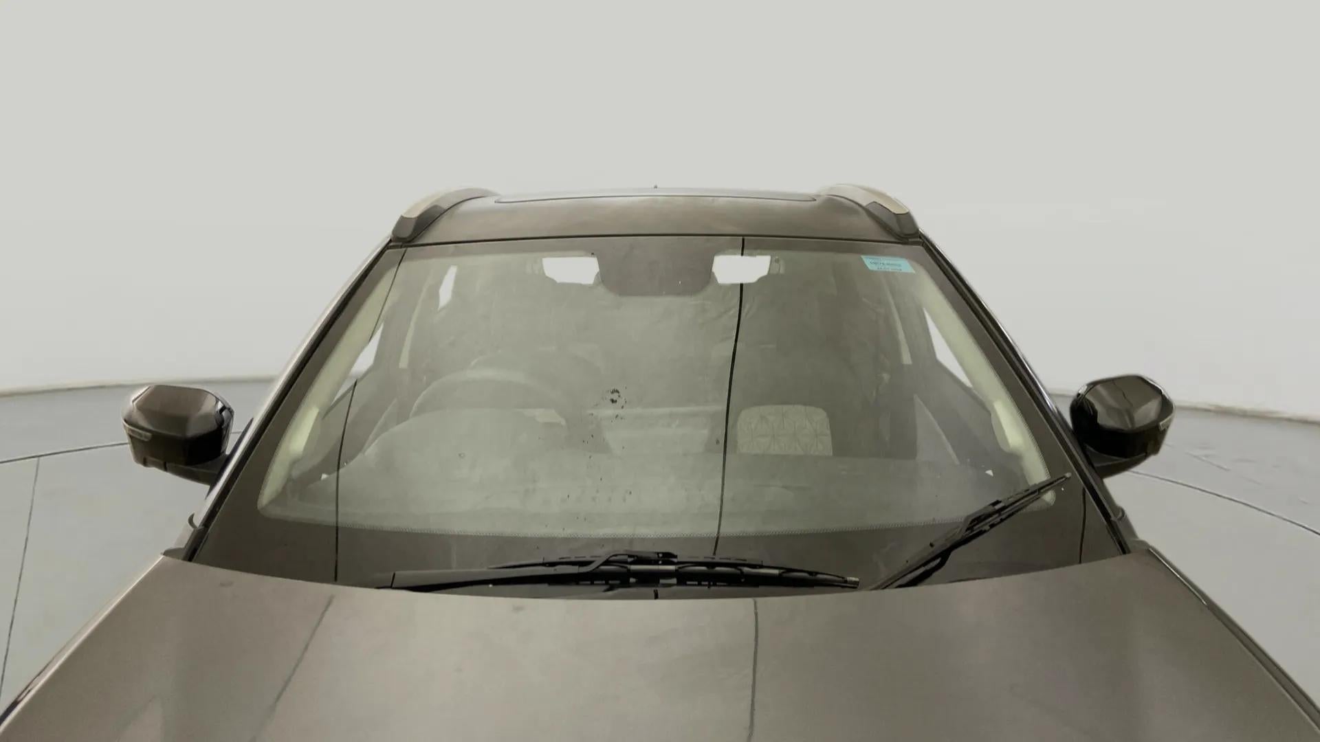 Front windshield view of a Tata Nexon 2017-2023